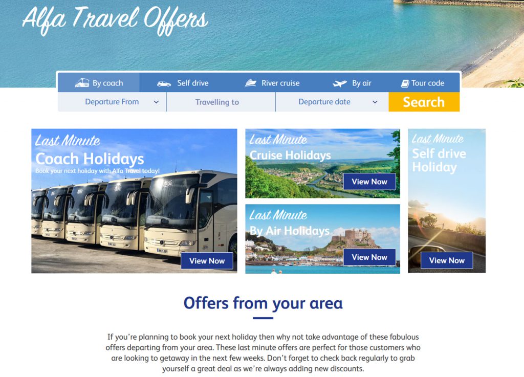 alfa travel nhs discount