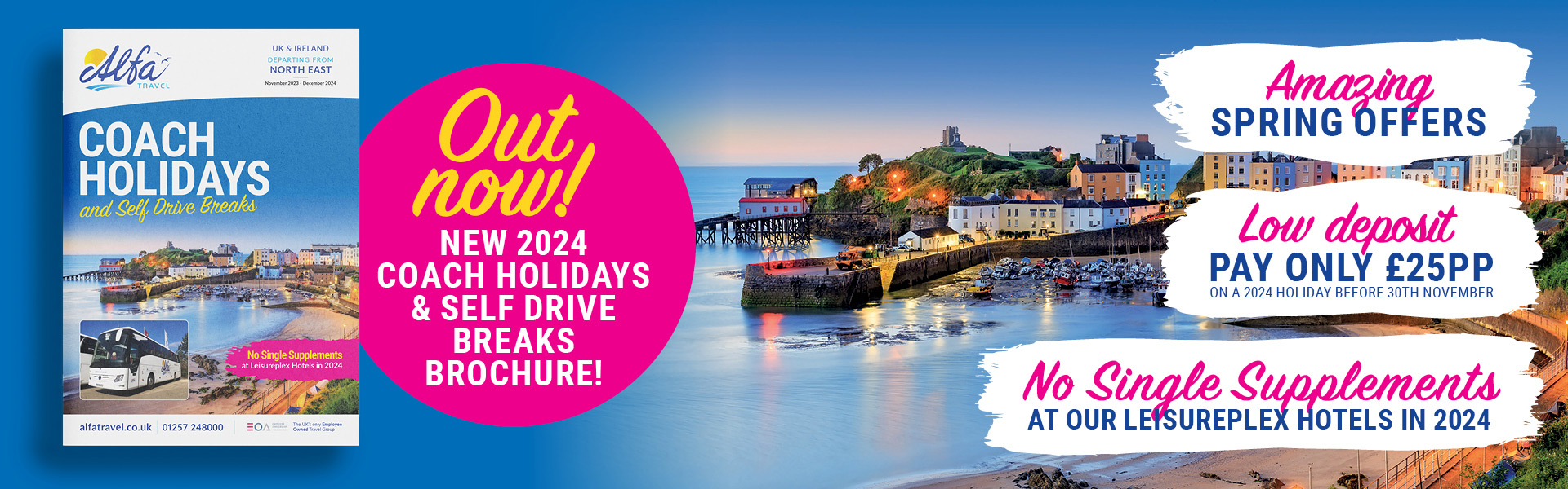 North East 2024 Coach Holiday Brochure Alfa Travel